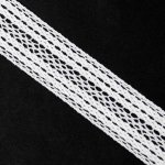 Bavlněná krajka 25mm 727389 bílá - metráž – Sleviste.cz