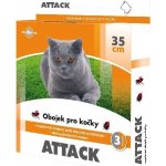 Antiparazitní obojek Attack pro kočky 35 cm – Zboží Mobilmania