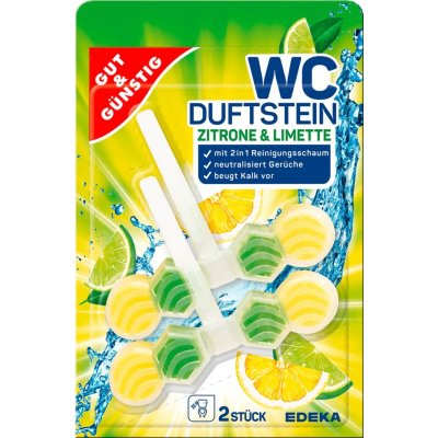 G&G závěsný blok se svěží vůní citrónu a limetky 2 x 48 g – Sleviste.cz