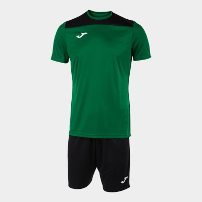 Joma Phoenix II sada fotbalových dresů a trenek 15 ks zelená/černá – Zboží Mobilmania