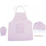 Bigjigs Toys kuchařský set se zástěrou s puntíky – Zbozi.Blesk.cz