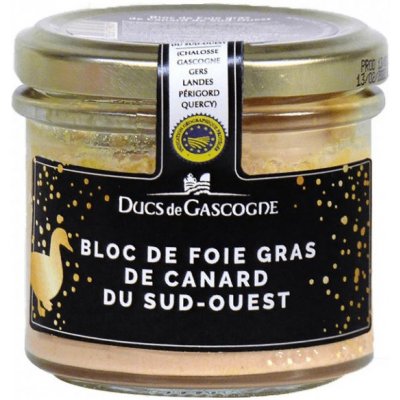 Ducs de Gascogne Kachní játra z regionu Gascogne v bloku 90 g