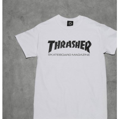 Trasher pánské tričko Skate Mag white – Hledejceny.cz