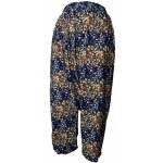 Dámské bambusové široké kalhoty modré DD882-1 – Sleviste.cz