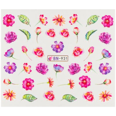 BIO nails Vodolepka BN 931 květy – Hledejceny.cz