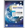 Příslušenství k puzzle EUROGRAPHICS Snap Frame Stříbrný hliníkový klaprám na puzzle 48,89x67,63 cm