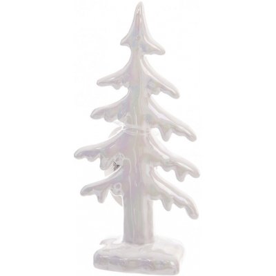 Strom ker. bílý perleť 10x4x21 cm – Hledejceny.cz