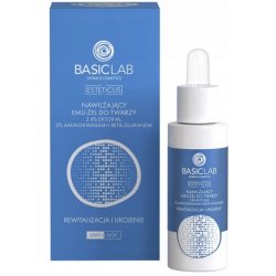 Basiclab Esteticus Revitalizace a zklidnění emu-gel s ectoinem 4 % aminokyselinami a beta-glukanem 30 ml