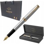 Parker 1502/5131504 Royal Sonnet Stainless Steel GT plnicí pero – Zboží Živě
