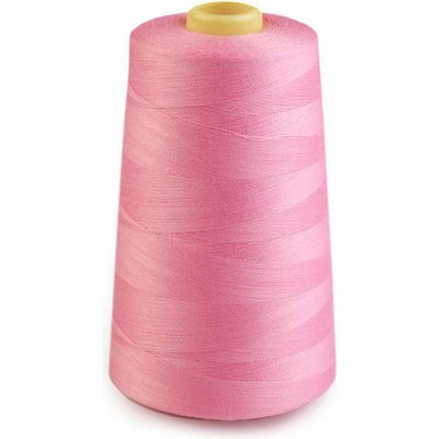 Prima-obchod Polyesterové nitě pro overlocky i klasické šití návin 5000 yards PES 40/2, barva 550 Candy Pink – Zboží Mobilmania