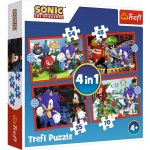 TREFL Sonic Dobrodružná jízda 4v1 35,48,54,70 dílků – Zboží Dáma