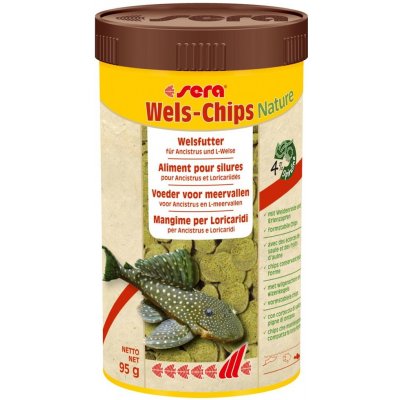 Sera Wels Chips Nature 1 l – Hledejceny.cz