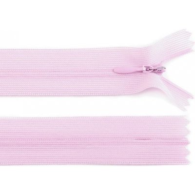 Spirálový zip skrytý šíře 3 mm délka 35 cm Dederon - 178 bordó – Zboží Mobilmania