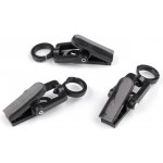 Žabky na záclony plastové s háčkem Varianta: 3 černá, Balení: 10 ks – Hledejceny.cz