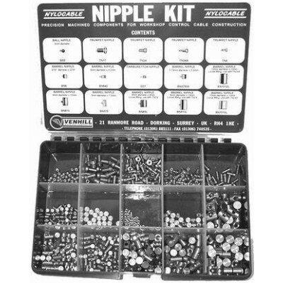 Servisní sada lanka Venhill NIPPLE koncovky – Zboží Mobilmania