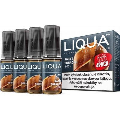 Ritchy Liqua MIX 4Pack Sweet Tobacco 10 ml 6 mg – Zboží Mobilmania