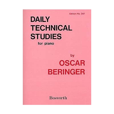 Bosworth Noty pro piano Daily Technical Studies For Piano