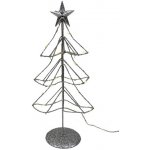 Prodex Stromek s hvězdou LED stříbrný 30 cm X107050 – Hledejceny.cz
