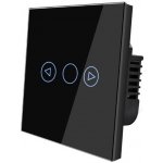 Milio Skleněný nástěnný dotykový stmívač WIFI - černý 9619 – Hledejceny.cz