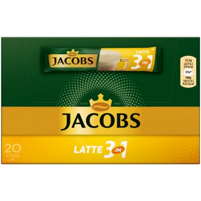 Jacobs 3v1 Latte 20 x 12,5 g – Sleviste.cz