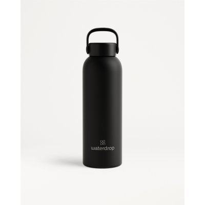 Waterdrop Termo Lahev z nerezové oceli 600 ml černá matná – Zboží Dáma
