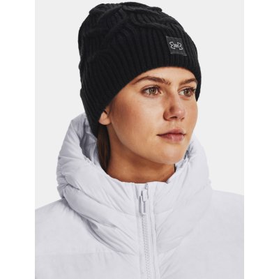 Under Armour Halftime Cable Knit beanie černá – Zboží Dáma