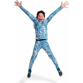 Burton Kids' Lightweight Base Layer Set blue blotto trees