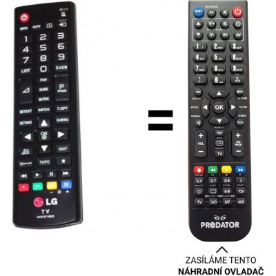 Dálkový ovladač Predátor LG AKB73715622 – Zboží Živě