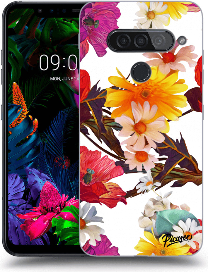 Pouzdro Picasee silikonové LG G8s ThinQ - Meadow čiré