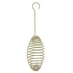 Zolux Krmítko venkovní Spiral na lojové koule 15 cm kov zelená – Sleviste.cz