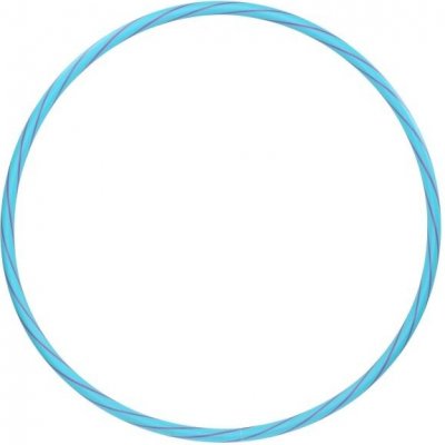 Fitforce HULA HOOP STRIPES 60 cm modrá – Zboží Dáma