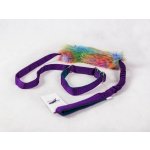 Agility vodítko Rainbow Bungee s amortizérem a hračkou – Hledejceny.cz