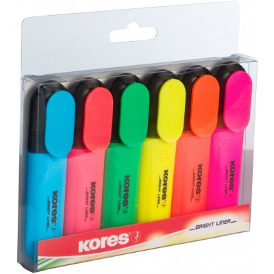 Kores Bright Liner 6 ks – Zboží Mobilmania