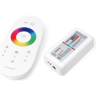 BERGE Dálkový dotykový ovladač pro LED pásky RGBW - 24A - 288W – HobbyKompas.cz