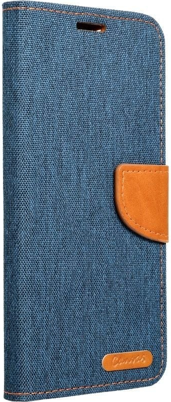 Pouzdro Canvas Book case Samsung Galaxy S22 FE/ S20 FE tmavě modré