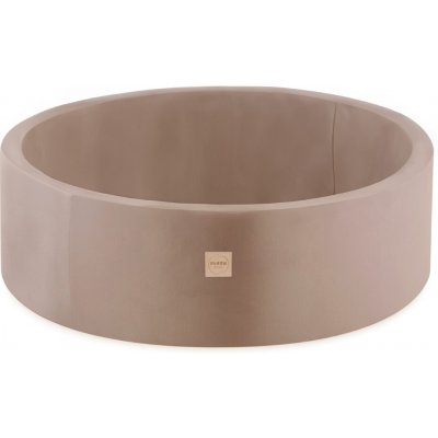 Plush Nest suchý bazén kulatý samet zlatý / béžový 90 x 30 cm – Hledejceny.cz