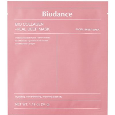 Biodance - Bio-Collagen Real Deep Mask - Zpevňující kolagenová maska na obličej - 1ks/34g – Zboží Dáma