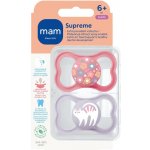 Mam dudlík Supreme dbl box růžová/ fialová – Sleviste.cz