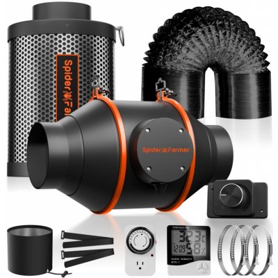 Spider Farmer 102mm Inline 348m³/h – Sleviste.cz