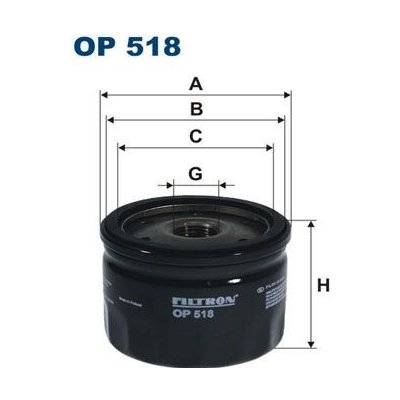 Olejový filtr FILTRON OP 518 | Zboží Auto