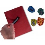 CurePink Poznámkový A5 blok Harry Potter Bradavické koleje 14,8 x 21 cm SLHP426 – Zboží Živě