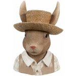 Dekorace králík ve slamáku - 15*15*25 cm – Hledejceny.cz