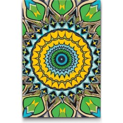 Vymalujsisam.cz Mandala inspirovaná přírodou Velikost 20 x 30 cm Rámování Na kartonové desce