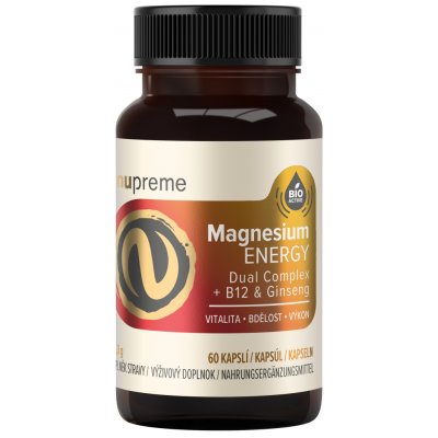 Nupreme Magnesium ENERGY 60 kapslí – Hledejceny.cz