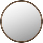 Dutchbone Hnědé dřevěné závěsné zrcadlo Gale 80 cm – Hledejceny.cz