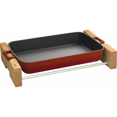 LAVA Metal Pekáč litinový se servírovacím podstavcem 26x40 cm – Zbozi.Blesk.cz