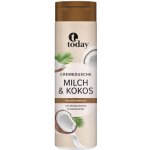 Today Milch & Kokos krémový sprchový gel 300 ml – Sleviste.cz