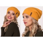 Fashionweek elegantní dámská teplá čepice beanie ZIZI-V1 Hořčičný – Hledejceny.cz