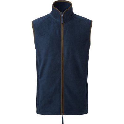 Premier vesta Artisan PR 803 fleecová, pánská COT39080317001 navy/hnědá – Zbozi.Blesk.cz