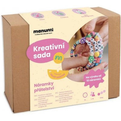 Manumi kreativní sada na výrobu náramků přátelství 1 ks – Zboží Dáma